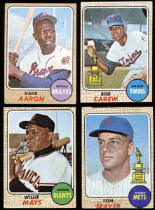 1968 Topps Complete Set Group Break #9 Low to Mid Grade (Limit 10)
