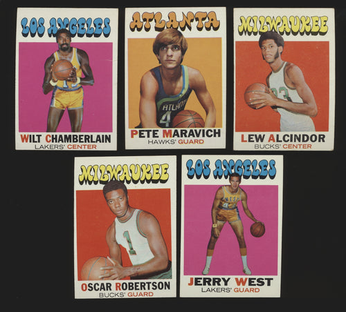 1971-72 Topps Basketball Complete Set Break (Limit 15)
