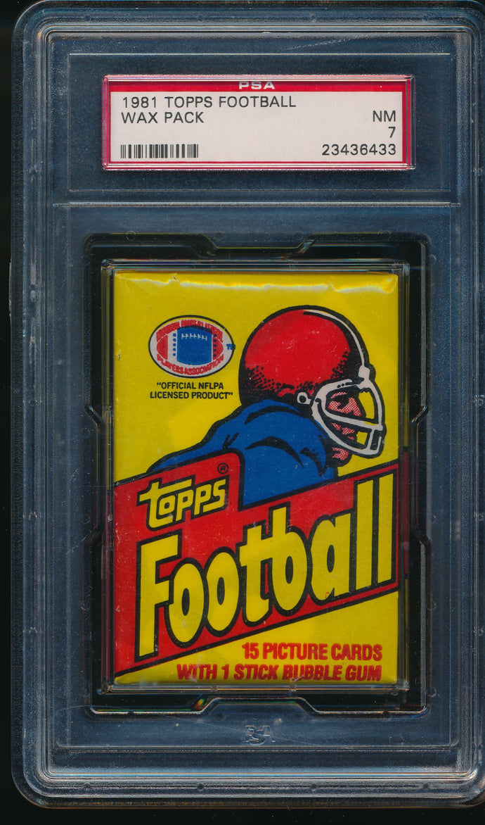 1981 Topps Football Wax Pack Group Break (15 Spot Break) #2