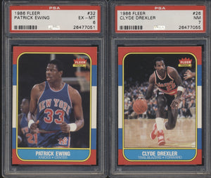 1986 Fleer Basketball Compete Set Group Break #8 (with stickers) Limit 2