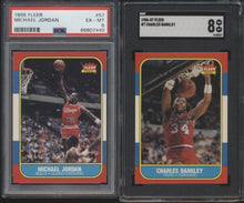 Load image into Gallery viewer, 1986 Fleer Basketball Graded Mixer ~ (70 Spots) featuring #57 Jordan PSA 6