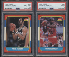 Load image into Gallery viewer, 1986 Fleer Basketball Graded Mixer ~ (70 Spots) featuring #57 Jordan PSA 6