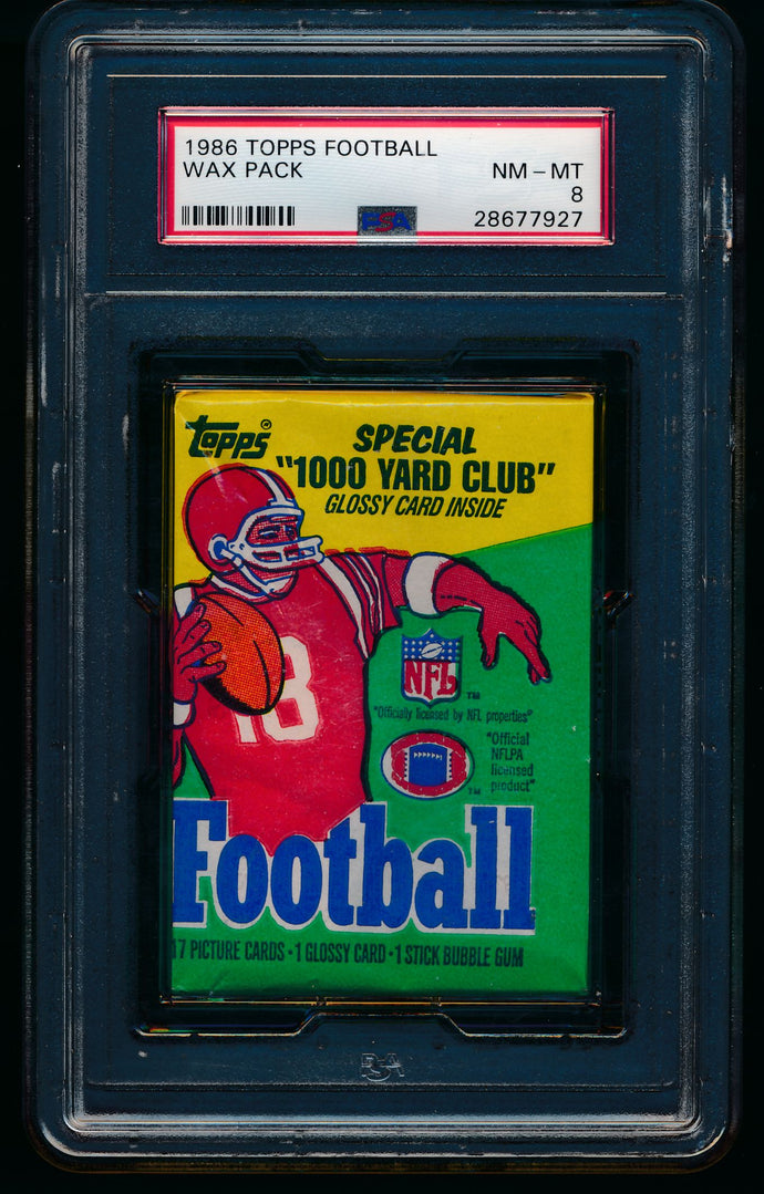 1986 Topps Football Wax Pack Group Break (17 Spots) #2