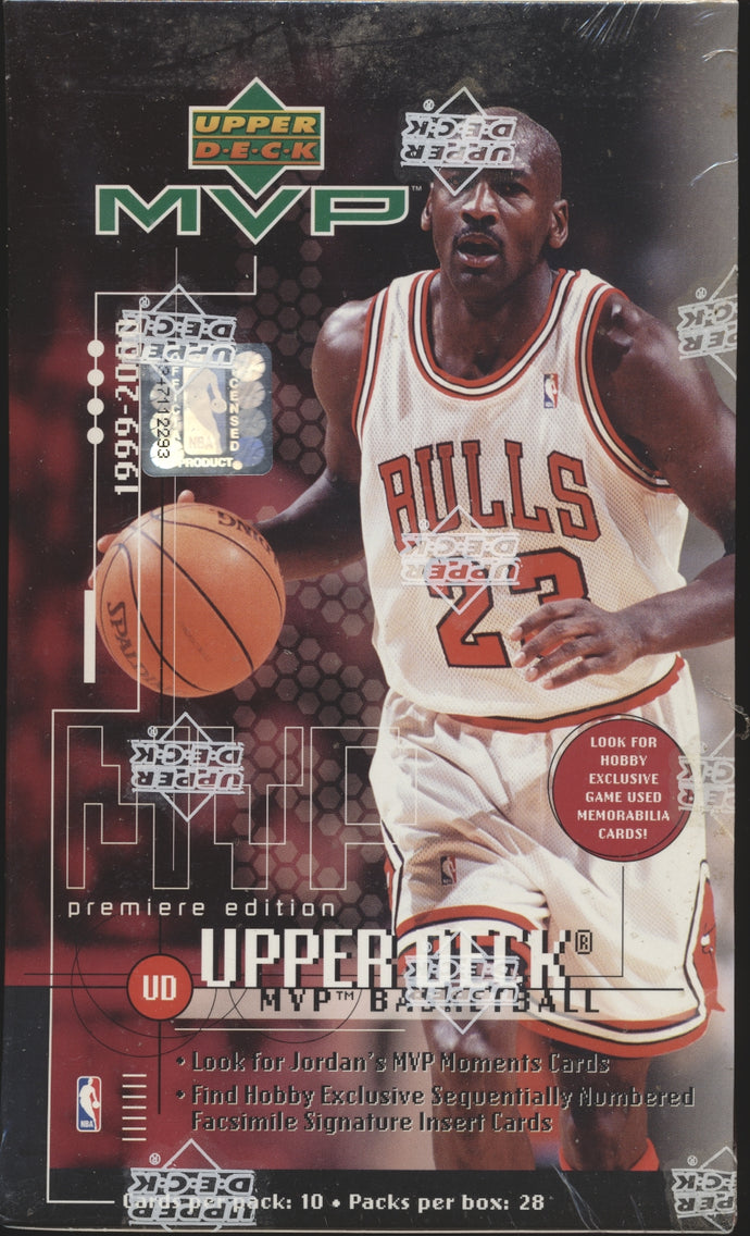 1999-00 UD MVP Basketball Hobby Box Group Break (28 spots)