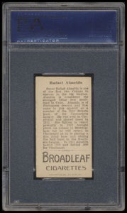 1912 T207 Brown Background Rafael Almeida Psa 5 (mc) Broadleaf Back