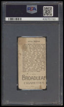 Load image into Gallery viewer, 1912 T207 Brown Background Otto Miller (brooklyn) Psa 1.5 Broadleaf Back