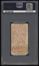 Load image into Gallery viewer, 1912 T207 Brown Background George Moriarty Psa 1mc Red Cycle Back