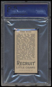 1912 T207 Brown Background Louis Evans Psa 5 Recruit Back Factory 606