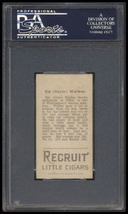 1912 T207 Brown Background Ed (dixie) Walker Psa 5 Recruit Back Factory 606