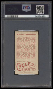 1912 T207 Brown Background William Cunningham  Psa 2 Red Cycle Back