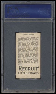 1912 T207 Brown Background John Ferry Psa 5 Recruit Back Factory 240