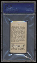 Load image into Gallery viewer, 1912 T207 Brown Background Harry Krause  Psa 5 Recruit Back Factory 606
