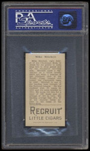 1912 T207 Brown Background Mike Mitchell-cleveland Psa 6 Recruit 606