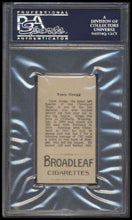 Load image into Gallery viewer, 1912 T207 Brown Background Vean Gregg  Psa 4mc Broadleaf Back