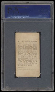 1912 T207 Brown Background F.h. (bill) Lange  Psa 2 Anonymous Back Factory 3
