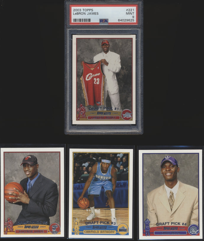 2003-04 NBA RC Mixer ~ (31 Spots) featuring Topps Lebron PSA 9 & 2 spots in the '03 Bowman R&S Box Break