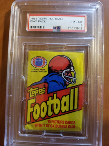 1981 Topps Football Wax Pack (15 Spot Break) 1