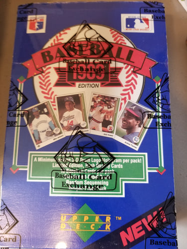 1989 Upper Deck Baseball Group Box Break