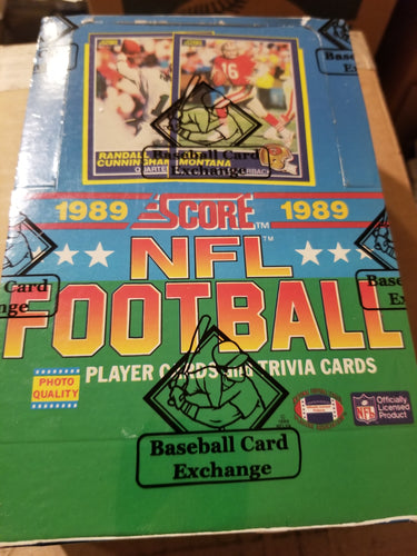 1989 Score Football Group Box Break (SALE)