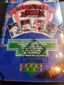 1989 Upper Deck Baseball Group Box Break #3