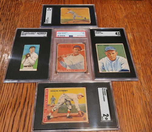Pre-WWII Baseball Low-Grade Mixer Break (150 Spots, Limit REMOVED) featuring Ruth, Cobb, Mathewson