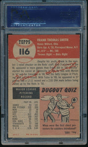 1953 Topps  116 Frank Smith  PSA 6 EX-MT 14180