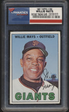 Load image into Gallery viewer, 1967 Topps  200 Willie Mays  VG-EX (Fanatics) 15027