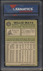 1967 Topps  200 Willie Mays  VG-EX (Fanatics) 15027
