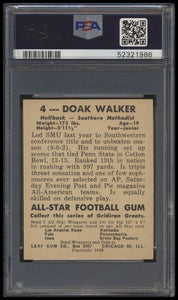 1948 Leaf #4a Doak Walker Yellow Background psa 5 EX RC