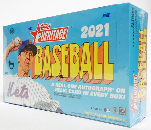 2021 Topps Heritage Hobby Box Break + '72 Topps Set Break Spots (24 spots) Box #7