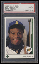 Load image into Gallery viewer, 1989 Upper Deck  #1 Ken Griffey Jr.  Psa 9 Rc