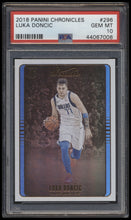 Load image into Gallery viewer, 2018 Panini Chronicles #296 Luka Doncic Bronze Bronze Psa 10