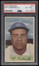 Load image into Gallery viewer, 1954 Bowman  #90 Roy Campanella  Psa 6.5