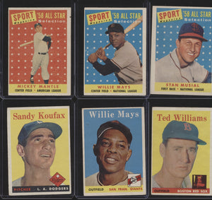 1958 Topps Baseball Low- to Mid-Grade Complete Set Group Break #10 (LIMIT 10)
