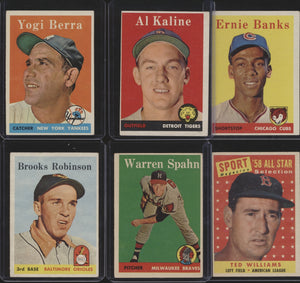 1958 Topps Baseball Low- to Mid-Grade Complete Set Group Break #10 (LIMIT 10)