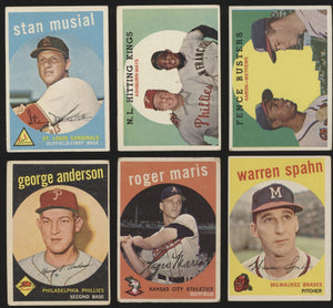 1959 Topps MLB Low- to Mid-Grade Complete Set Group Break #10 (LIMIT 15)