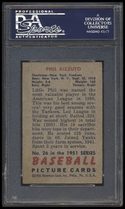 1951 Bowman  #26 Phil Rizzuto  Psa 6