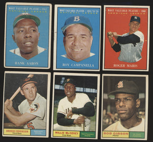 1961 Topps Baseball Low to Mid Grade Complete Set Group Break #7 (Limit 10)