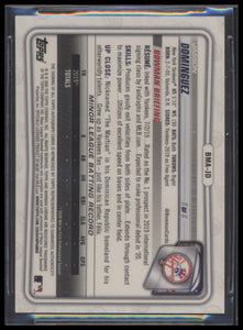 2020 Bowman Chrome Mega Box Auto Refractor Jasson Dominguez  Bgs 9.5/10