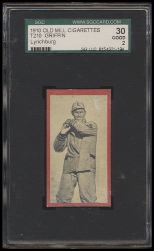 1910 Old Mill Cigarettes (t210)  Griffin Lynchburg Sgc 2