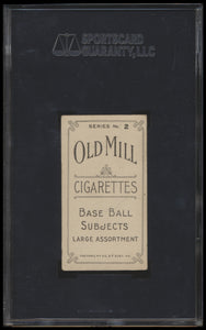 1910 Old Mill Cigarettes (t210-2)  Decker Series 2 Sgc 5 Richmond