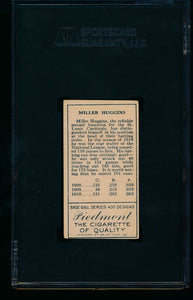 1911 Piedmont Cigarettes (t205) Miller Huggins Sgc 4