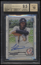 Load image into Gallery viewer, 2020 Bowman Chrome Mega Box Auto Refractor Jasson Dominguez  Bgs 9.5/10