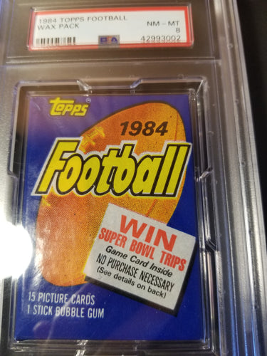 1984 Topps Football Wax Pack Group Break (15 Spots)
