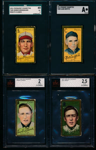 Tobacco Card Mixer Break featuring T206 Mathewson (35 spot break)