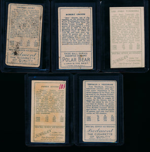 Tobacco Card Mixer Break featuring T206 Mathewson (35 spot break)
