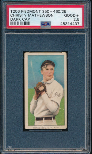 Pre-WWII Mixer Break featuring T206 Mathewson (Limit 7)