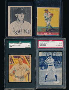 Pre-WWII Mixer Break (76 Cards) - Featuring '33 WWG Babe Ruth