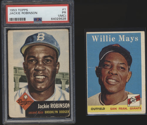 Post-WWII Mini-Mixer Break (Low grade) featuring '53 Jackie (21 spot break)