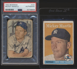 Post-WWII HOF MLB Mixer ~ (65 Spots) featuring 19 Mantle cards!